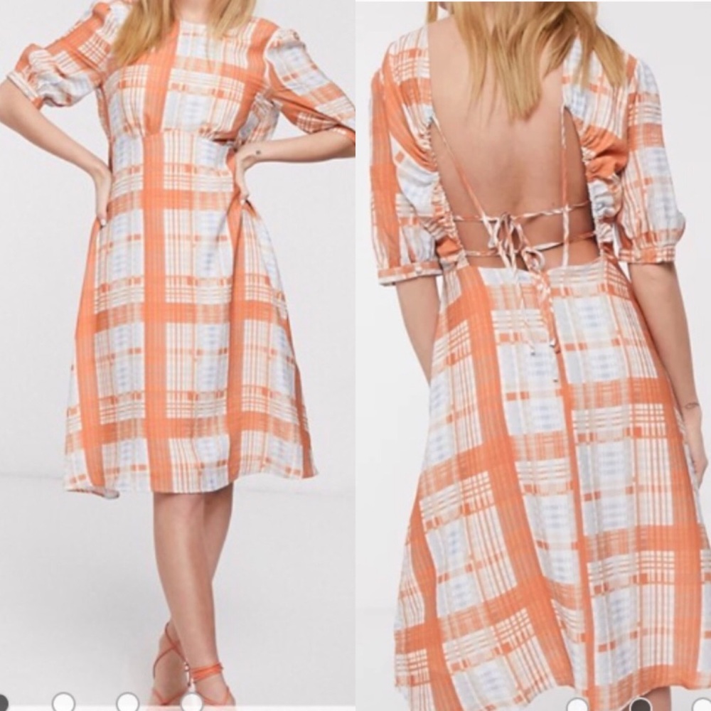 ASOS open back dress